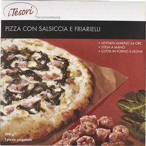 PIZZA TESORI CON SALSICCIA E FRIARIELLI