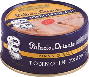 TONNO IN TRANCIO PINNA GIALLA IN OLIO D'OLIVA