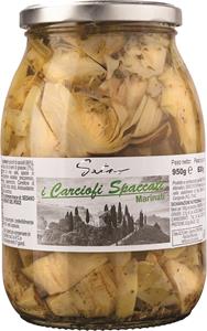 CARCIOFI SPACCATI MARINATI IN ACQUA E OLIO