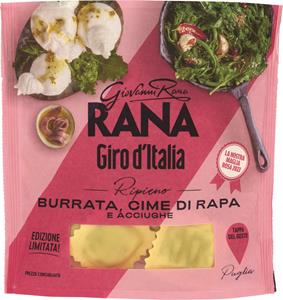 GDI RAVIOLI  BURRATA CIME DI RAPA