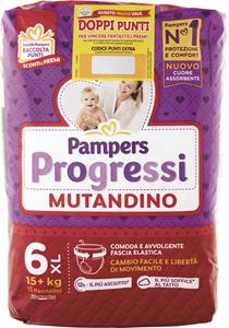 PANNOLINI PROGRESSI MUTANDINO XL PB 15 PEZZI