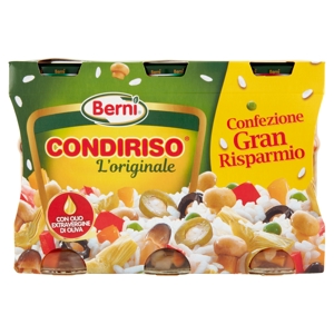 BERNI CONDIRISO L ORIGINALE C/OLIO EVO 3X300GR