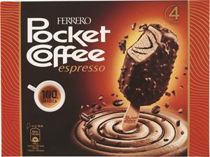 GELATO STECCO FERRERO POCKET COFFEE X4