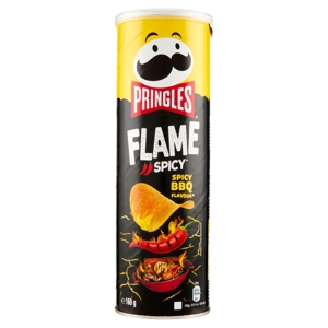 PRINGLES FLAME SPICY BBQ 160GR