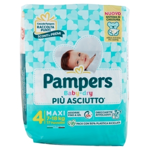PAMPERS BABYDRY MAXI 17PZ