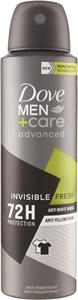 DEODORANTE SPRAY ADVANCED CARE DMC INVISIBLE FRESH 150ML