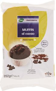 MUFFIN CACAO CON GOCCE DI CIOCCOLATO