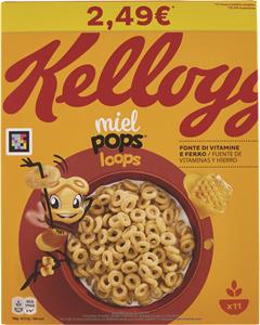 KELLOGG S MIEL POPS ANELLI 330GR-FLASH 2,49