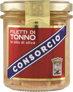 FILETTO DI TONNO IN OLIO DI OLIVA VASO VETRO