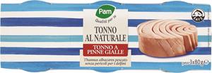 TONNO PINNA GIALLA OLIO ALL NATURALE 80GX3, TR10