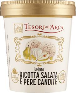 TESORI DELL'ARCA  GELATO RICOTTA SALATA E  PERE