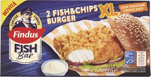 FINDUS FISH&CHIPS BURGER XL