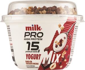 MILK PRO YOGURT MIX CIOCCOLATO E NOCCIOLA 180G