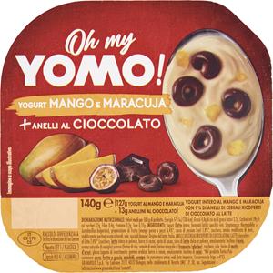 YOMO BICOMPONENTE MANGO MARACUJA E ANELLI DI CIOCCOLATO