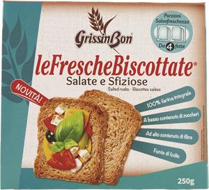 FETTE BISCOTTATE LE FRESCHE SALATE INTEGRALI