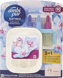 DEODORANTE AMBIENTE ELETTRICO 3VOLUTION LENOR RISVEGLIO PRIMAVERILE