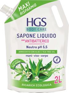 SAPONE LIQUIDO AALOE E TEA TREE OIL CON ANTIBATTERICO 200ML