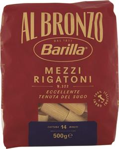 MEZZI RIGATONI BRONZO