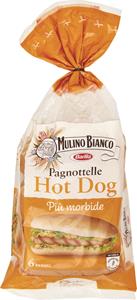 PAGNOTTELLE HOT DOG X6