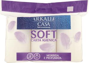 CARTA IGIENICA SENSITIVE LUXURY 4 VELI  EXTRA SOFT 6 ROTOLI  180 STRAPPI