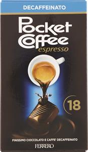 CIOCCOLATINI POCKET COFFEE DECAFFEINATO T18