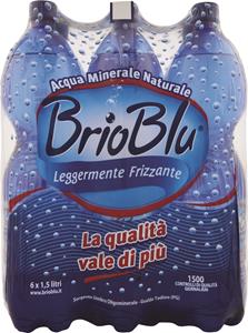 ACQUA  GASSATA  BRIOBLU - 150 CL x 6