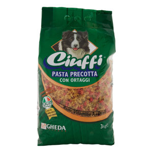 PASTA PRECOTTA CON ORTAGGI PER CANI 3 KG