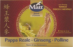 PAPPA REALE POLLINE E GINSENG 8 FIALE