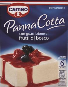 PANNA COTTA AI FRUTTI DI BOSCO 6 PORZIONI