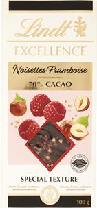 TAVOLETTA DI CIOCCOLATO LAMPONE E NOCCIOLE