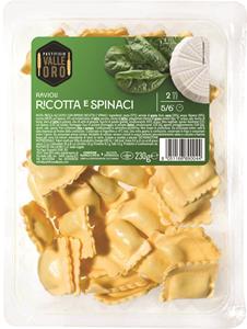 RAVIOLI  RICOTTA E  SPINACI