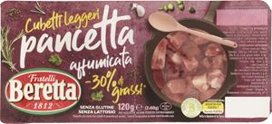 CUBETTI DI PANCETTA AFFUMICATA - 30% GRASSI