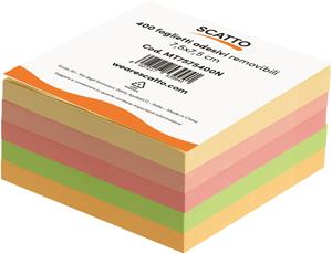 CUBO 400FG 75X75MM STICKY NOTES COLORI NEON