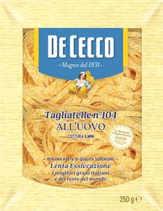 TAGLIATELLE PASTA DI SEMOLA DI GRANO DURO