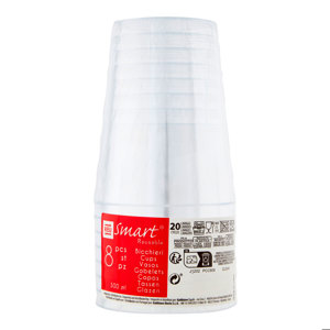 BICCHIERE 30 CL TRASPARENTE RIUTILIZZABILE CLEAR