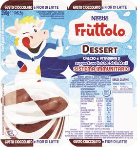 4 FRUTTOLO DESSERT CIOCCOLATO FIORDILATTE