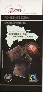 TAVOLETTA DI CIOCCOLATO FONDENTE REPUBBLICA DOMINICANA