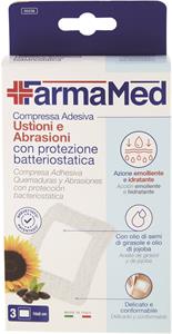 FMED COMPRESSE  BS ABATOX+NEOACTIVE USTIONI ABRASIONI