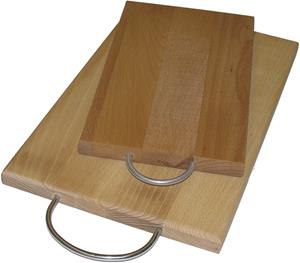 TAGLIERE RETTANGOLARE 360X230X20 CM  CON MANICO