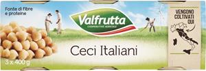 VALFRUTTA CECI LATTA 3X400GR