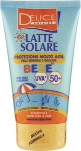 LATTE SOLARE UVA PROTEZIONE MOLTO ALTA BEBE' TUBO SPF50+