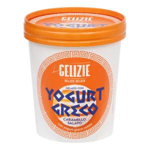 Gelato yogurt greco al caramello salato 320 gr
