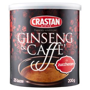 Crastan Preparato solubile per Ginseng & Caffè da zuccherare 200 g