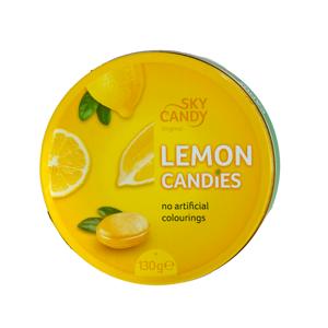 Caramelle in latta gusti assortiti 130 gr-limone