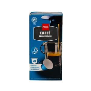 Caps caffe' comp. nespresso decaffeinato 20 pezzi