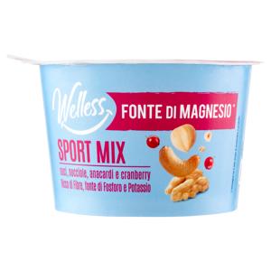 Welless Sport Mix noci, nocciole, anacardi e cranberry 90 g