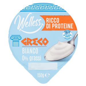 Welless Ricco di Proteine Greco Bianco 0% grassi 150 g