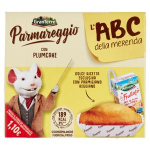 Parmareggio l'ABC della merenda con Plumcake