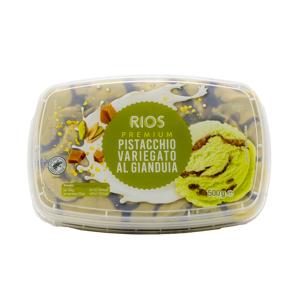 Gelato vaschetta pistacchio affogato al gianduia 500 gr