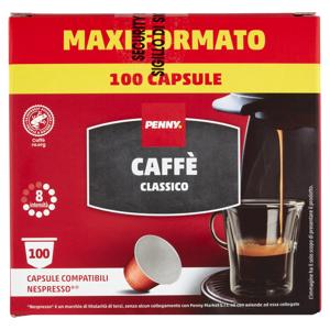 Penny Caffè Classico Capsule Compatibili Nespresso* 100 x 5,2 g